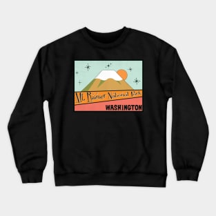 Mount Rainier National Park Washington 2 Crewneck Sweatshirt